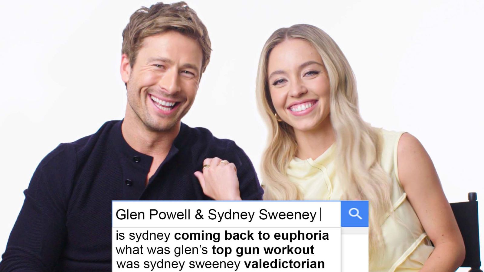 Sydney Sweeney and Glen Powell Answer The Web's Most Searched Questions